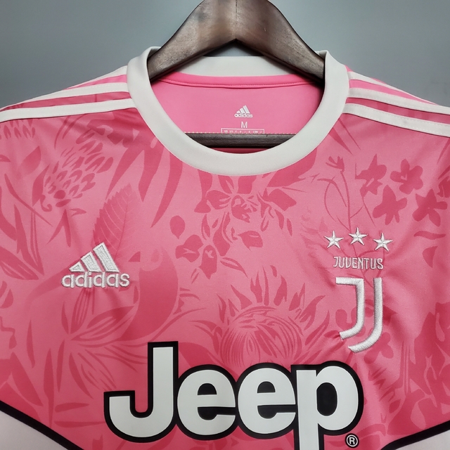 Camisa Juventus Pink - Torcedor/Masculino - Rosa, Branco e Cinza - Adidas