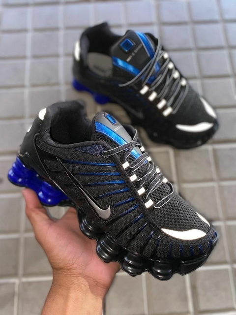 Aprendiz Mejor Colonos Shox TL Negra/Azul - Comprar en Zapas.Store