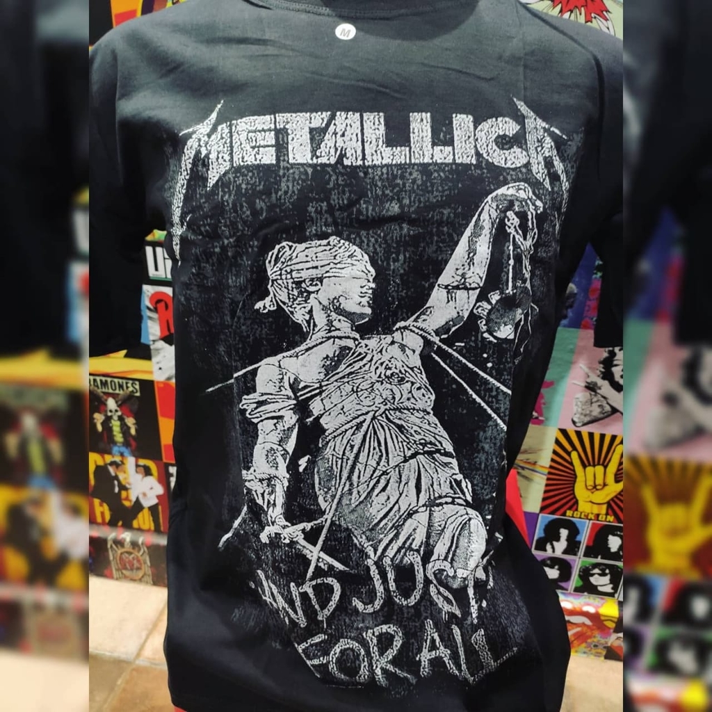 camisas de rock metallica