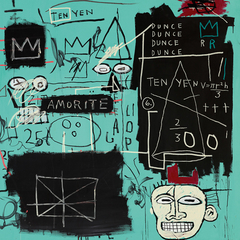Jean Michel Basquiat - Equals Pi - DA design for you