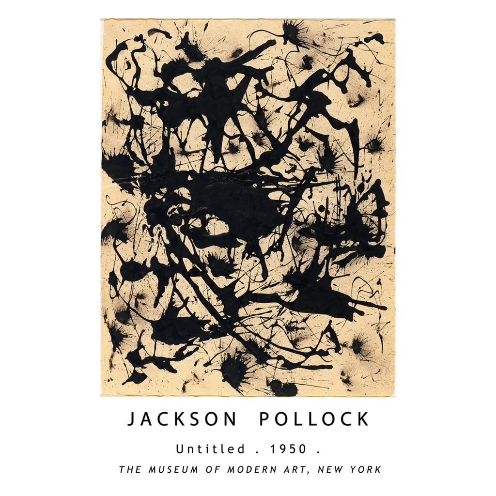 Jackson Pollock Untitled 1950 DA design for you