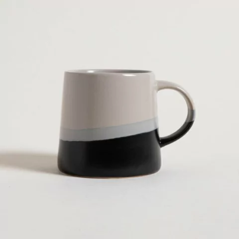 Mug Gris y Negro 513ml.