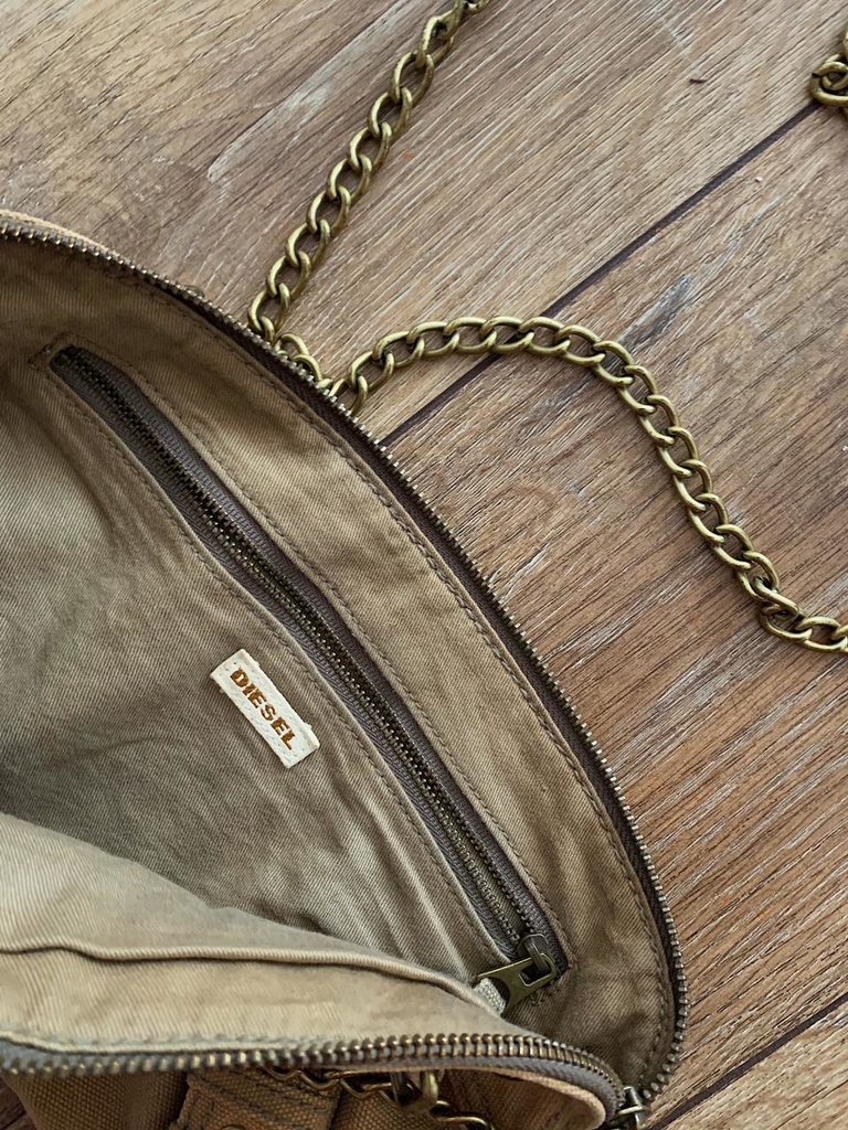 diesel leather bolsa