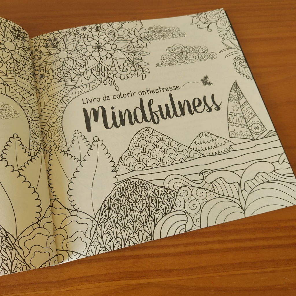 Livro de Colorir Adulto Antiestresse TodoLivro Mindfulness