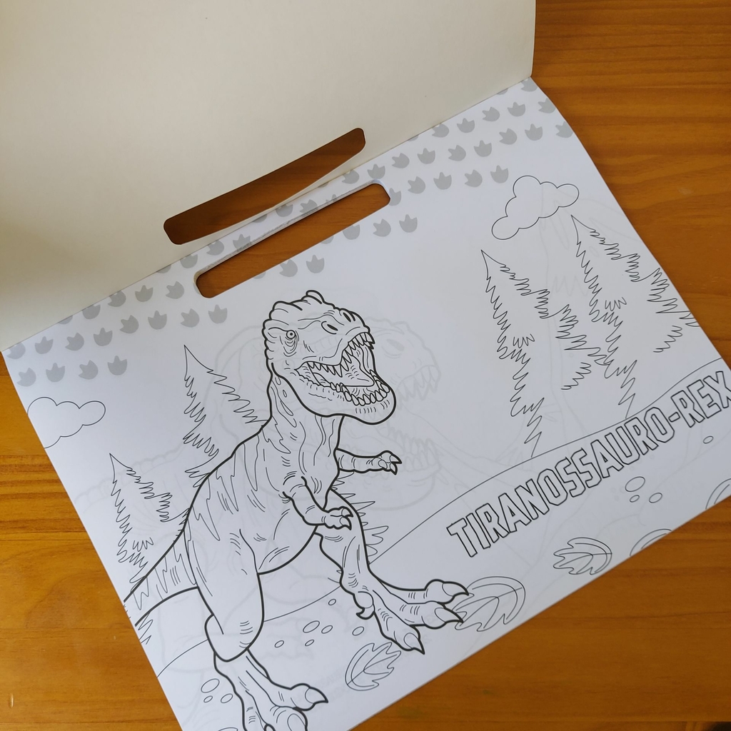 Colorindo dinossauro, T - REX