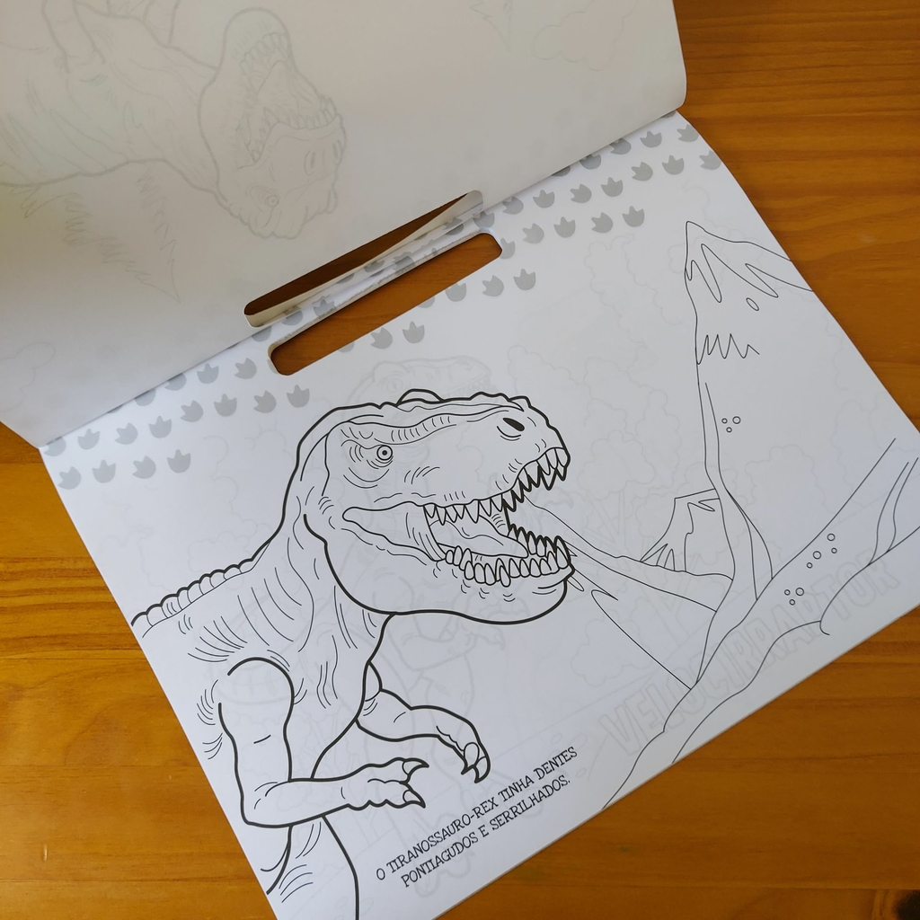 54 desenhos de dinossauros para colorir