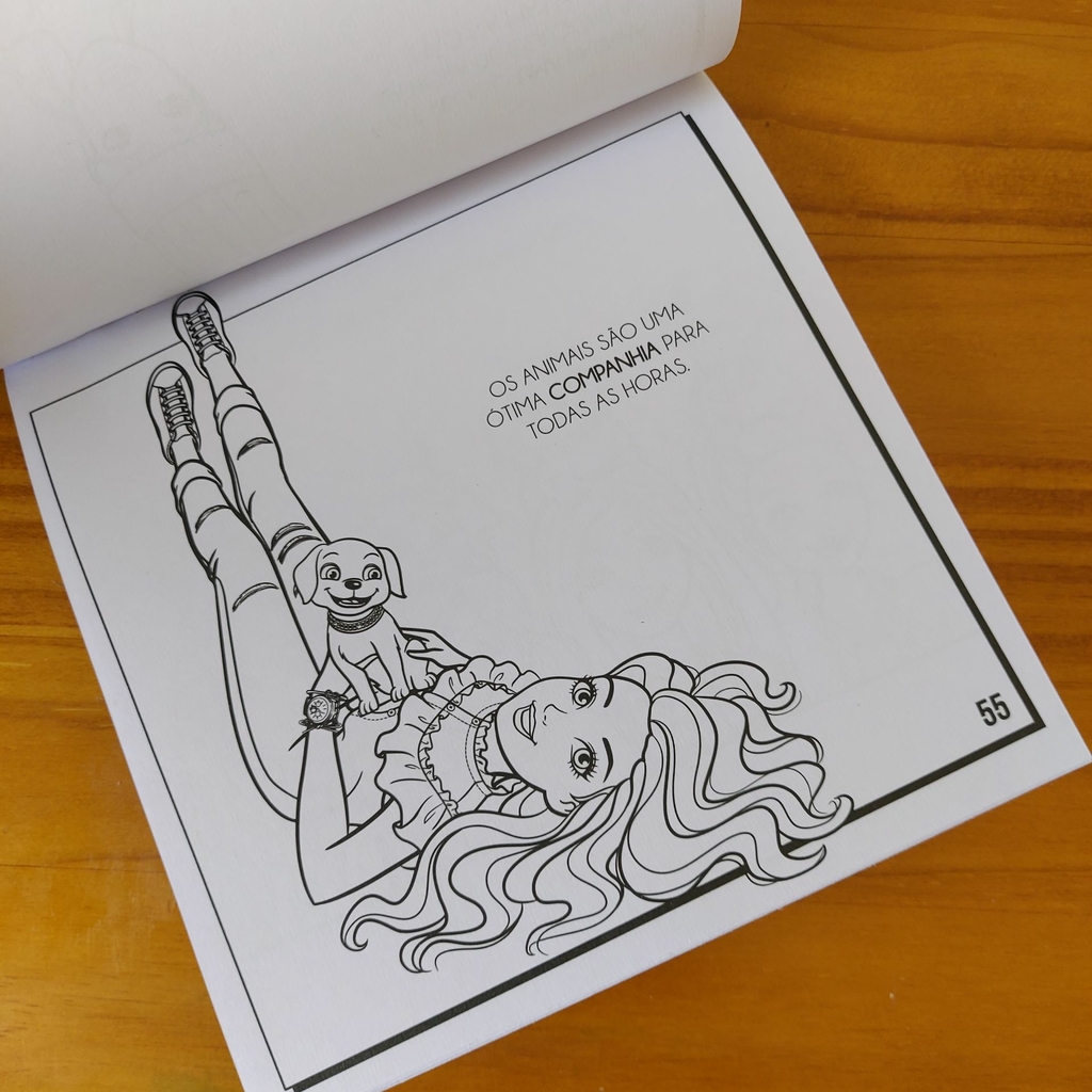 70 Desenhos da Barbie para Colorir