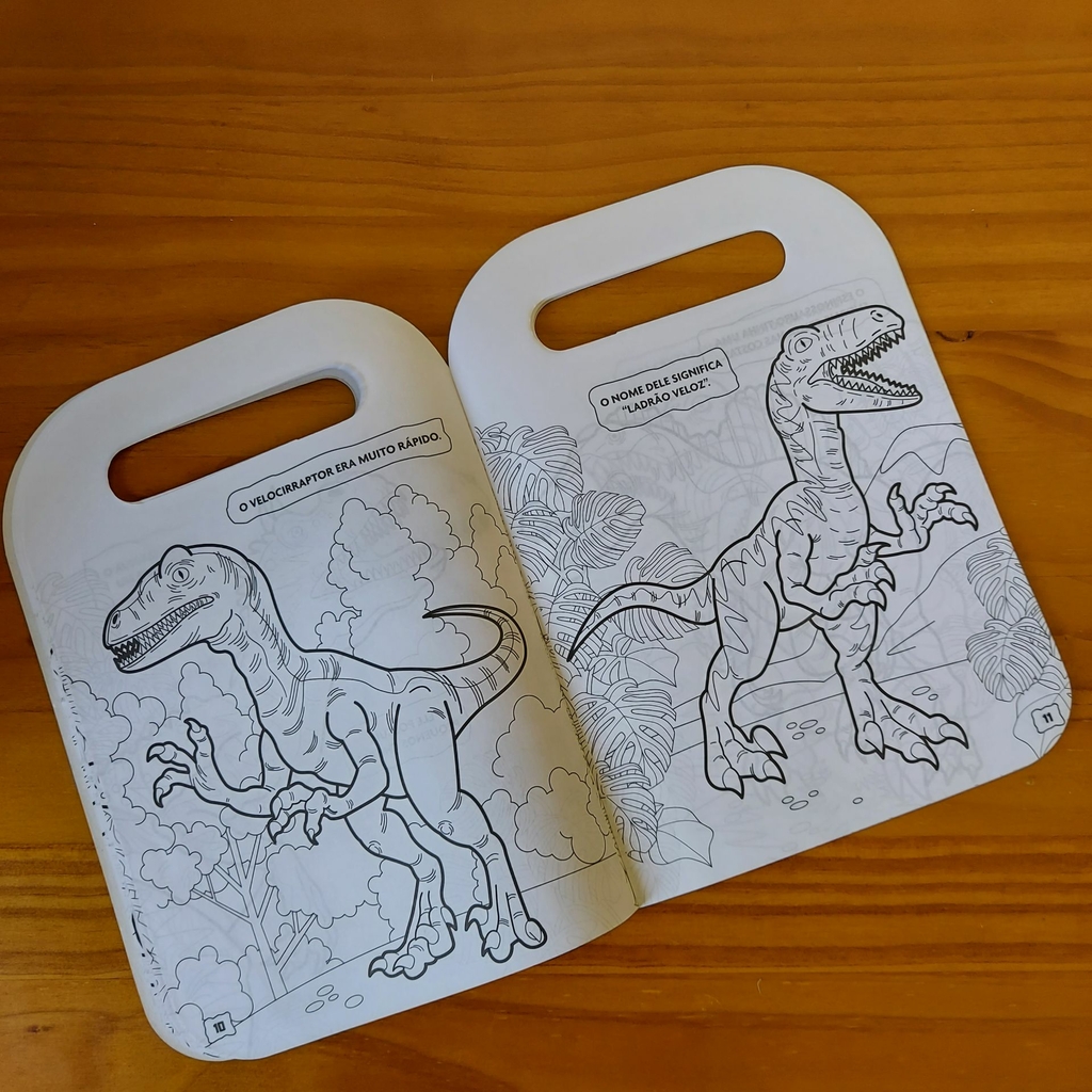 Livro Para Colorir. Dinossauros