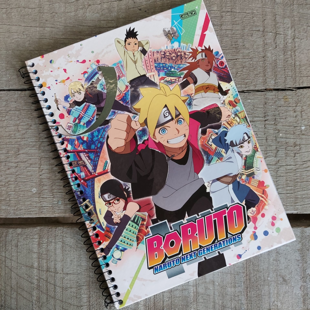 Caderno Universitário Brochura Boruto 80 Folhas SD