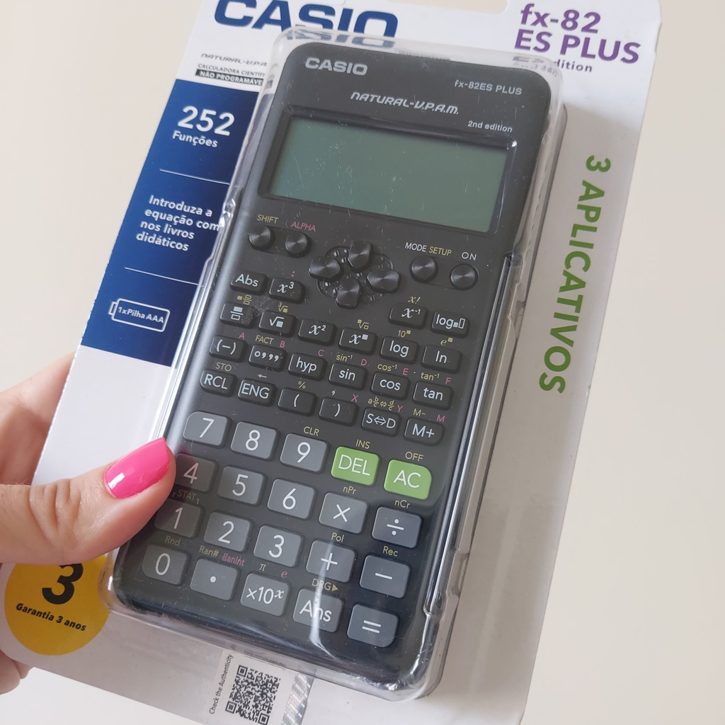 Calculadora Científica Casio FX-82ESPLUS em Promoção é no Bondfaro