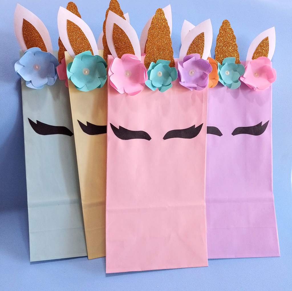bolsitas de cumple de unicornio