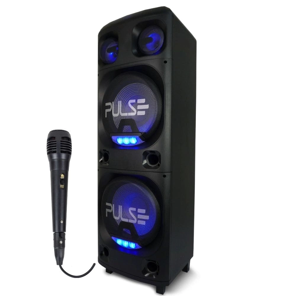 Caixa de Som Amplificada Pulse 2200W - SP500 Potente Bluetooth com Mic
