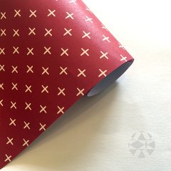 Papelera Contemporanea - Pliego Cruces Rojo - comprar online