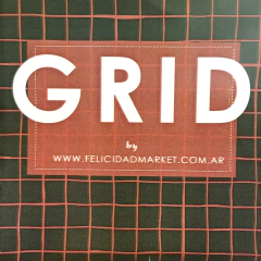Felicidad Market - Grid - Block - 10x10 - comprar online