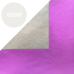 Tesel Tissue-Foil Duo - papel Sandwich - Rosa - Craft - comprar online