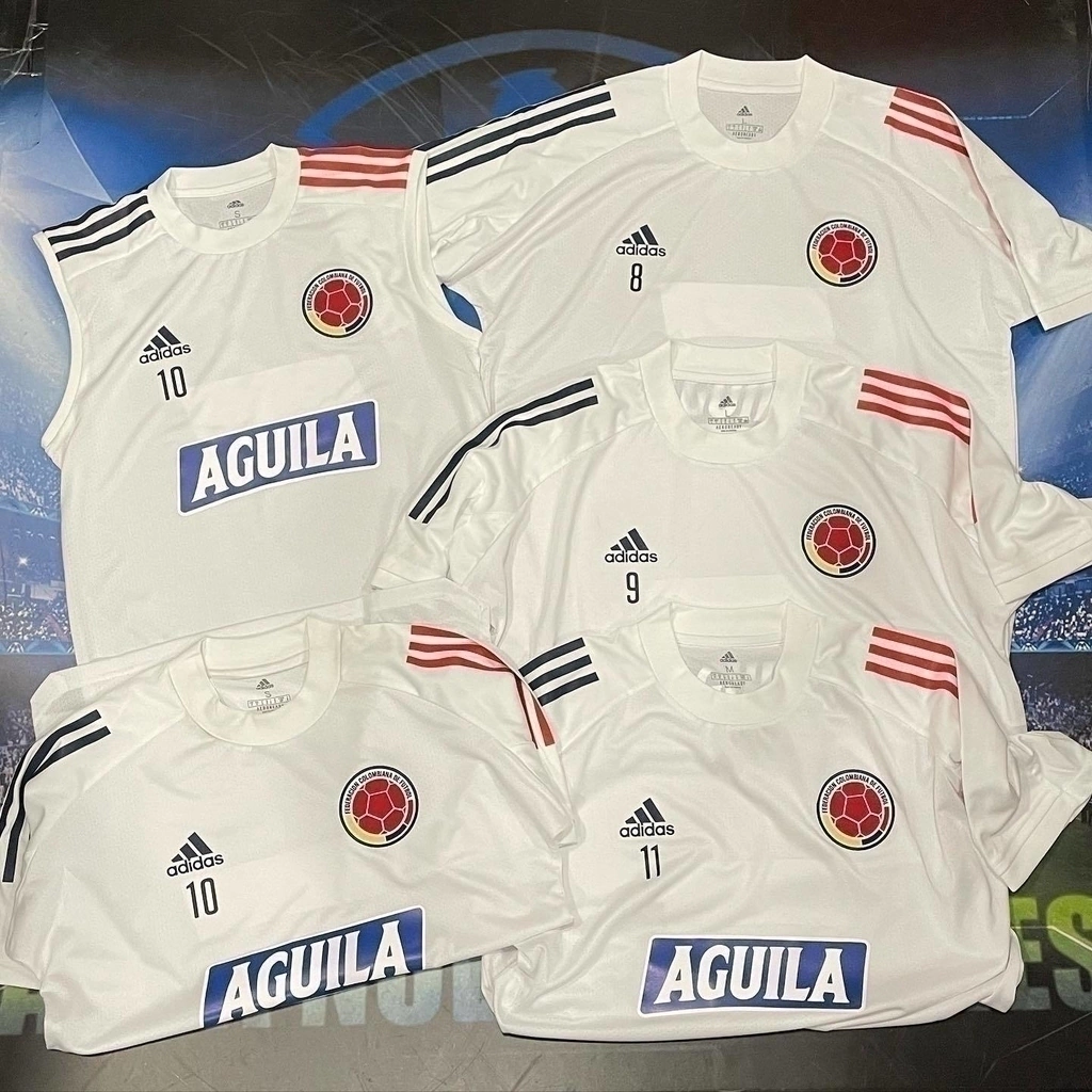 Camiseta Entrenamiento Colombia 2021 blanca