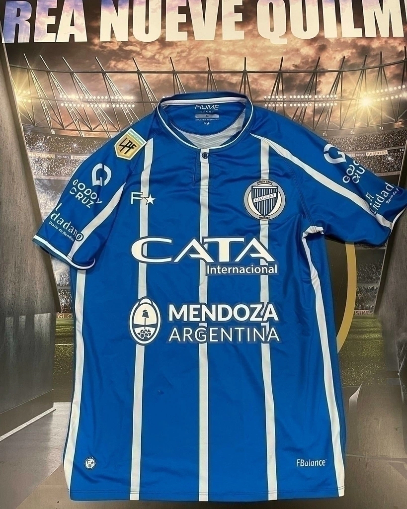 Camiseta Godoy Cruz 2021 titular #15 Perez