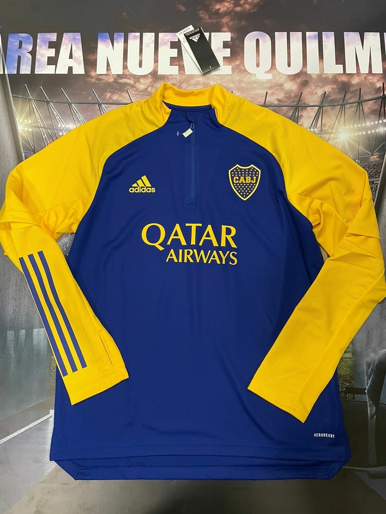 BUZO BOCA JUNIORS TRAINING TOP ADIDAS | LA DE BOCA