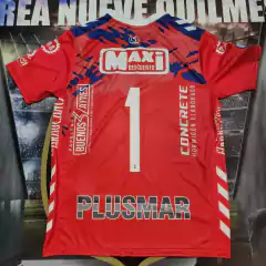 Camiseta arquero Quilmes 2023 Roja Homenaje a Pavone en internet
