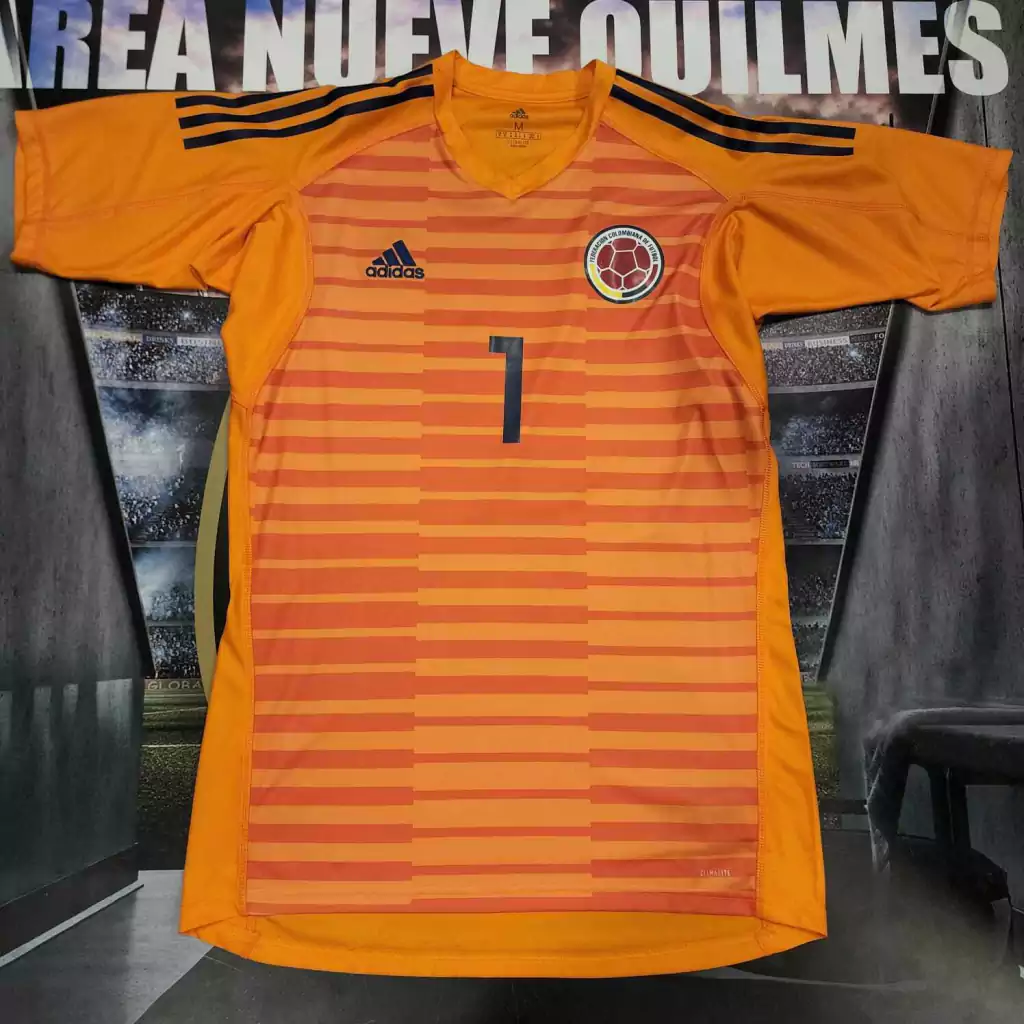 Camiseta Arquero Seleccion Colombia 2018 Naranja #1