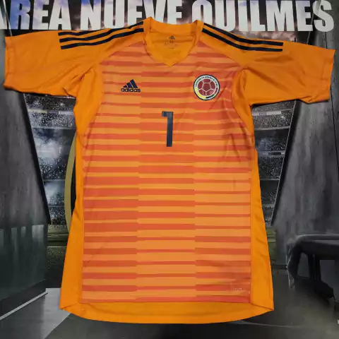 Camiseta Arquero Seleccion Colombia 2018 Naranja
