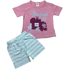 Kit 3 Pijama Infantil Blusa Short Menina Divertida - Central Kids
