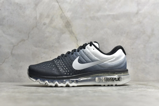 nike air max 2017 black white grey