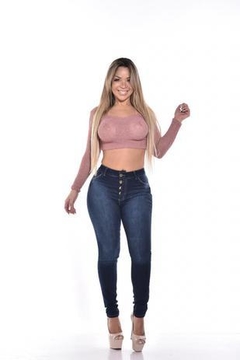 [MS0176] Kit 2 Calças Jeans Feminina Levanta bumbum Clara + Escura - Tileth Jeans - Malibu Shopping