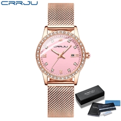 [MS0013] Relógio CRRJU Moda luxo. - loja online