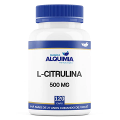 L-Citrulina 500 Mg 120 Cápsulas