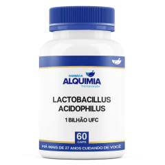 Lactobacillus Acidophilus 1 Bilhão UFC 60 Cápsulas