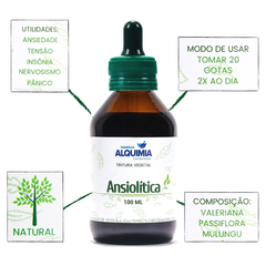 Ansiolítico Tintura Vegetal 100ml - comprar online