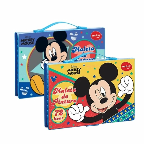 Maleta Pintura Patrulha Canina 72 Pçs + Livro Colorir Disney