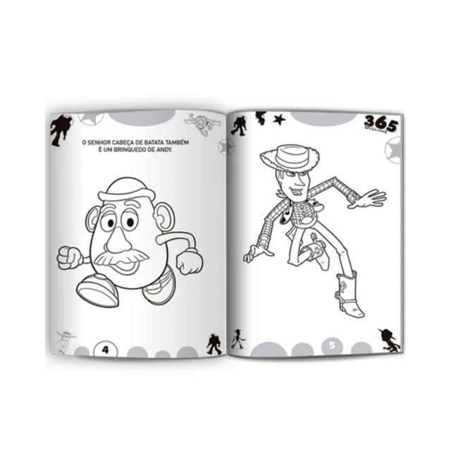 Livro 365 Desenhos Para Colorir Disney Pixar Culturama