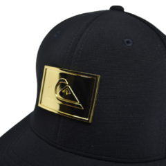 Boné Quiksilver Metal / Preto com Dourado