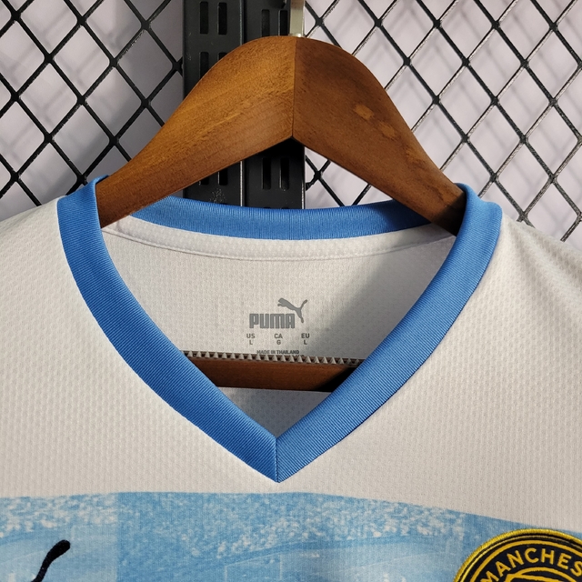 CAMISA MANCHESTER CITY 22/23 PRÉ-JOGO AGUERO - TORCEDOR MASCULINA