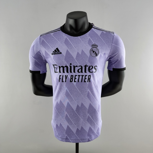 Camisa Real Madrid l 21/22 Versão Jogador Final Da Champions