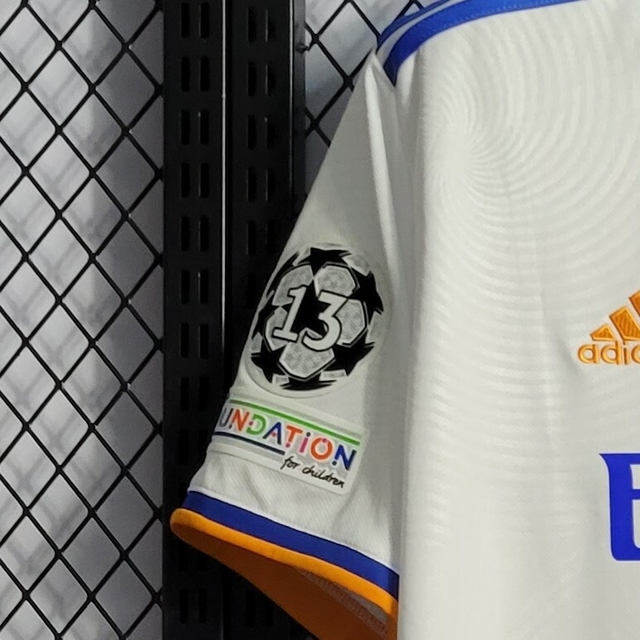 Camisa Real Madrid l 21/22 Versão Jogador Final Da Champions