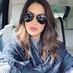 óculos ray ban aviador preto Clearance