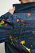Jaqueta jeans unissex colorida - loja online