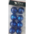 Bola de Natal Metalizada Lisa Azul 50mm 8un - comprar online