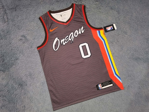 Camiseta Portland Trail Blazers McCollum #3 Beige - SportPalace