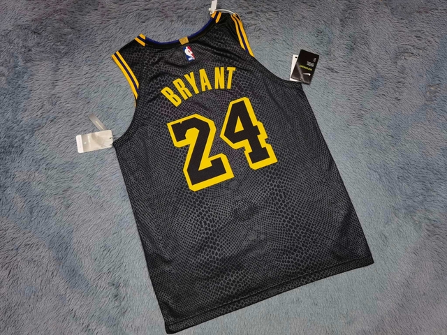 Camisa Jersey Los Angeles Lakers - 24 Kobe Bryant - AUTHENTIC - Black Mamba
