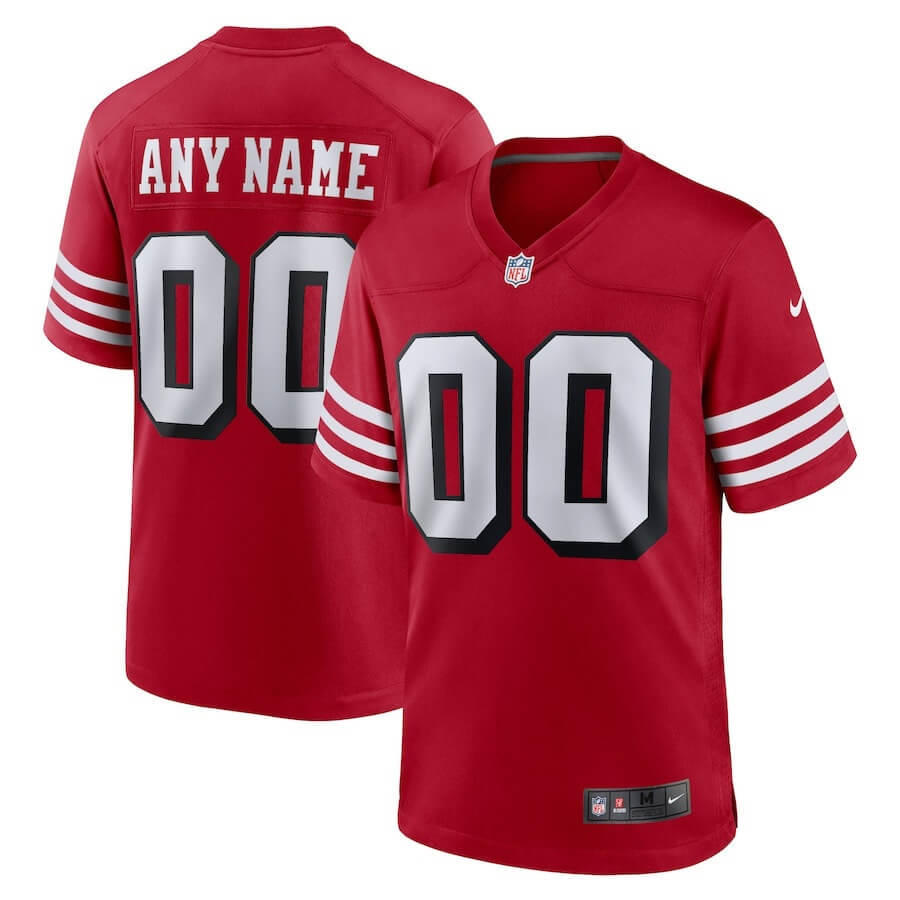 01J Jerseys de football San Francisco''49ers''women Youth 85 George Kittle  97 Nick Bosa 10 Jimmy Garoppolo Black 5 Trey Lance 