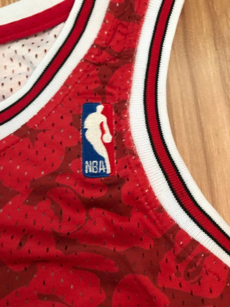 NBA JERSEY CHICAGO BULLS BAPE NO. 93