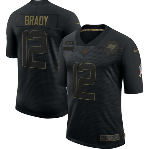 NFL_Jerseys Jersey Tampa''Bay''Buccaneers''Men #13 Mike Evans 14 Chris  Godwin 12 Tom Brady Custom ''NFL''Olive Salute To Service Limited 