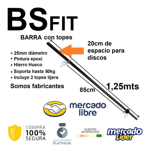Barra + 10 Kg Discos + Pesas Rusas + Par Tobilleras Set