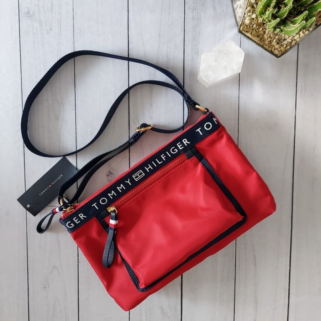tommy hilfiger crossbody bolsa black