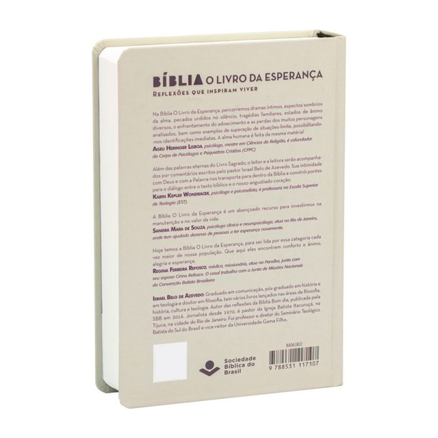 Bíblia Sagrada NAA Capa Dura O Livro Da Esperança Cinza - Tenda Gosp Bíblia Sagrada NAA Capa Dura O Livro Da Esperança Cinza - Tenda Gosp
