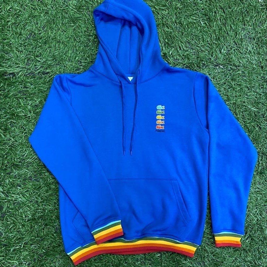 lacoste x jeremyville moletom com capuz
